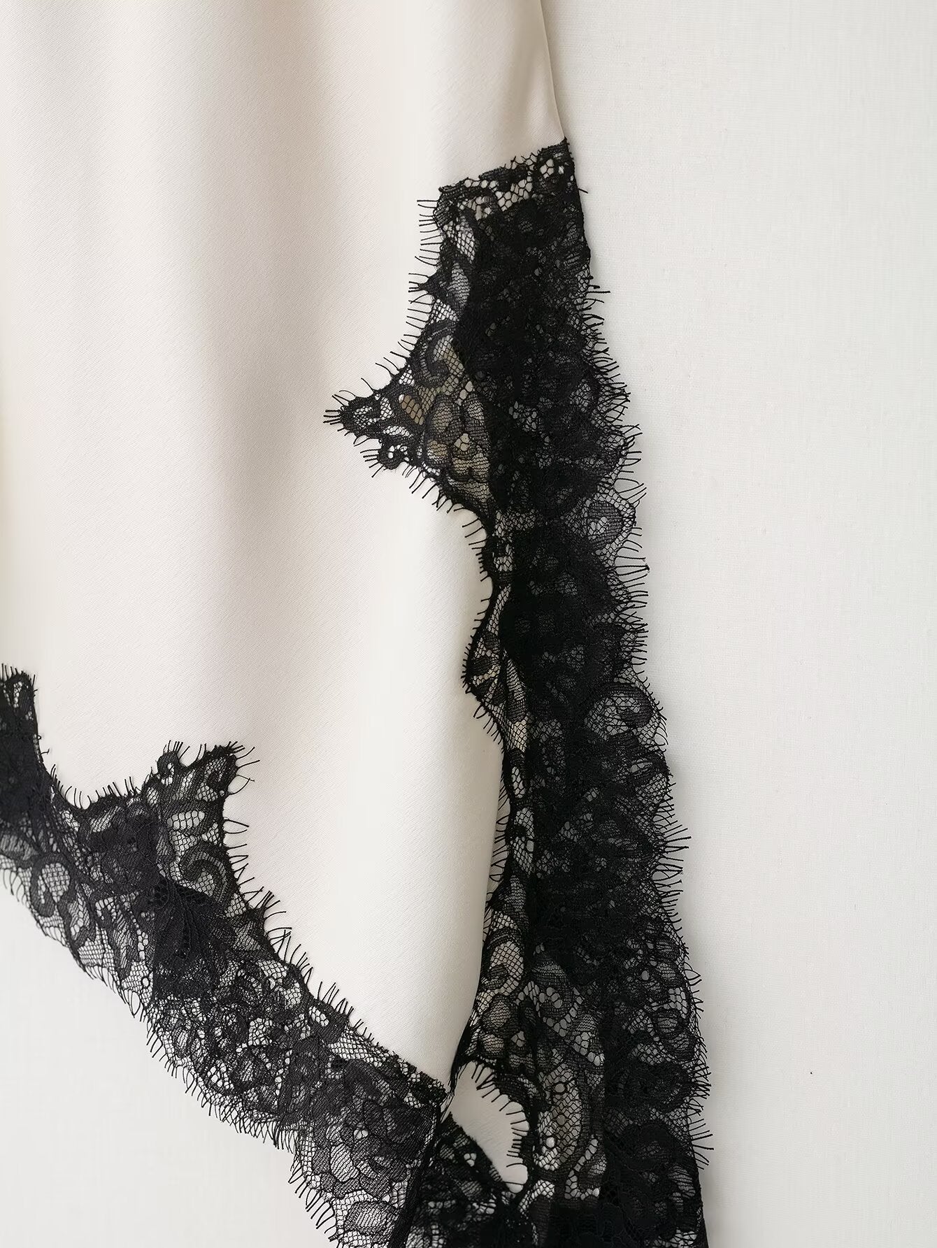 Spring Sexy Sexy Design Niche Lace Asymmetric Dress
