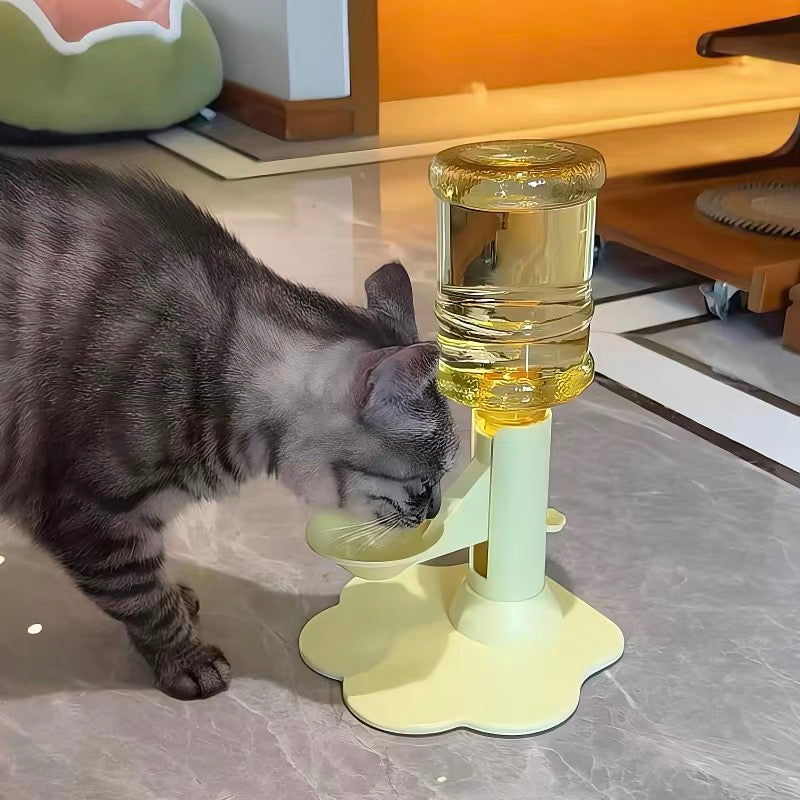 Gravity Cat Water Dispenser Stand - Spill-Proof