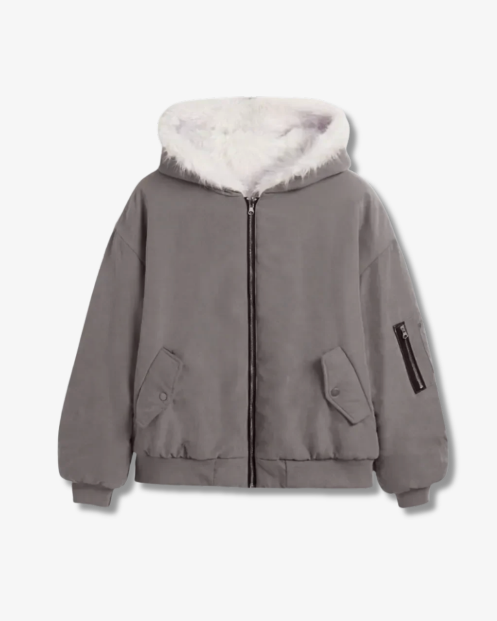 THE REVERSIBLE BOMBER HOODIE
