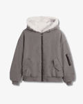 THE REVERSIBLE BOMBER HOODIE