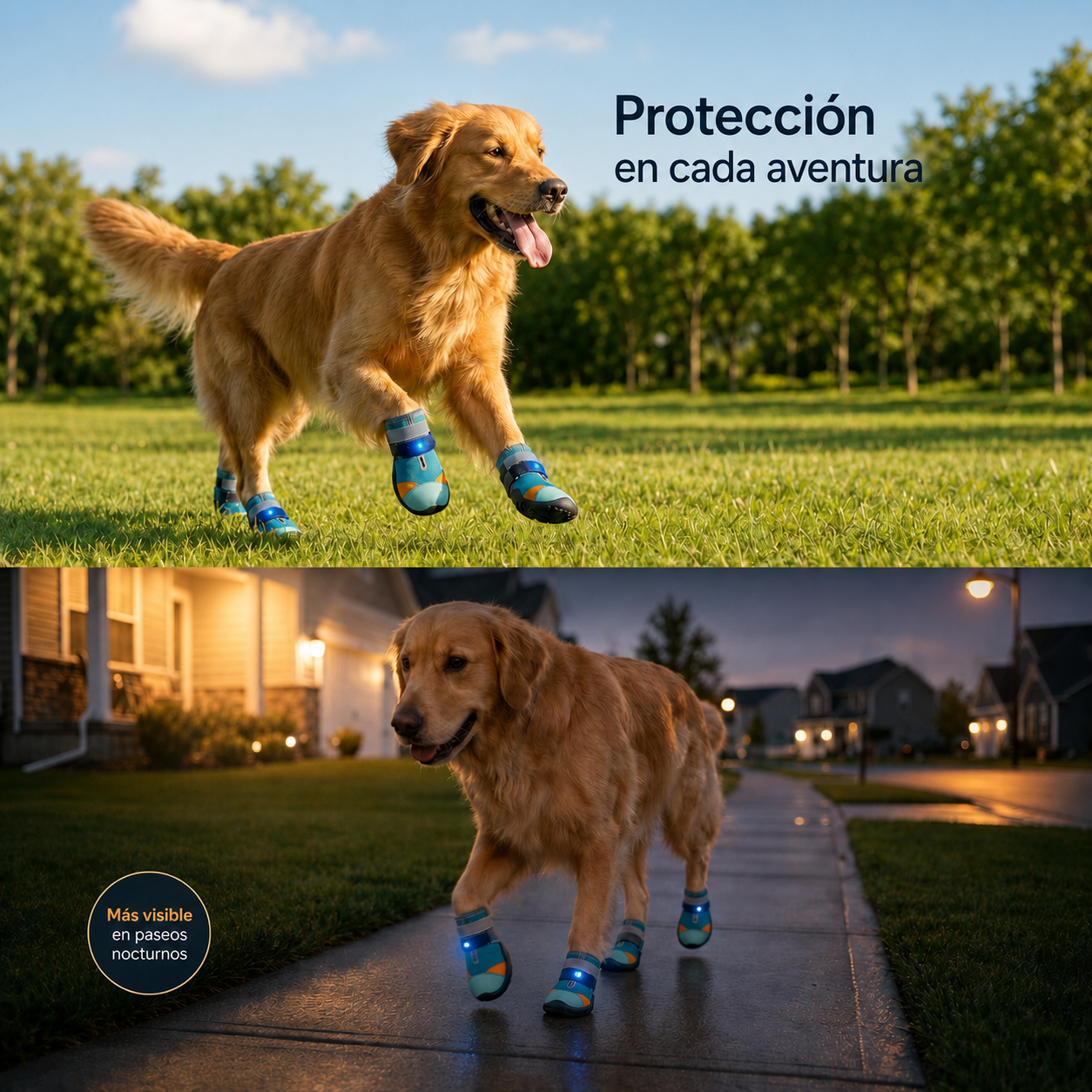 Zapatos con Luz Integrada para Perro