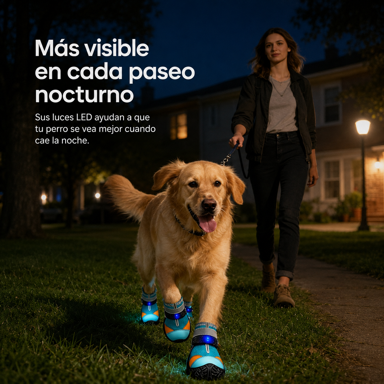 Zapatos con Luz Integrada para Perro