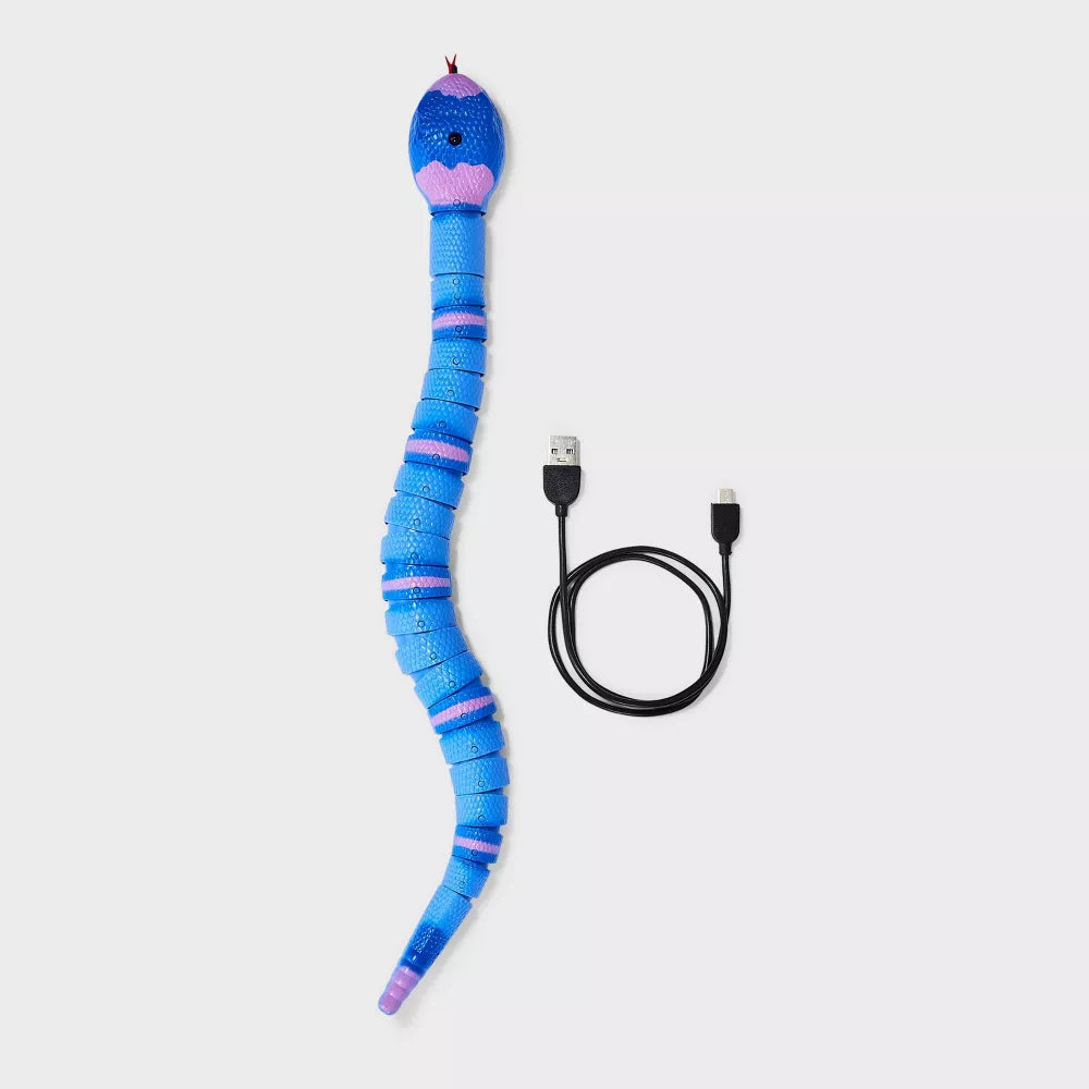 Motion Activated Slithering Snake Cat Mechanical Toy
