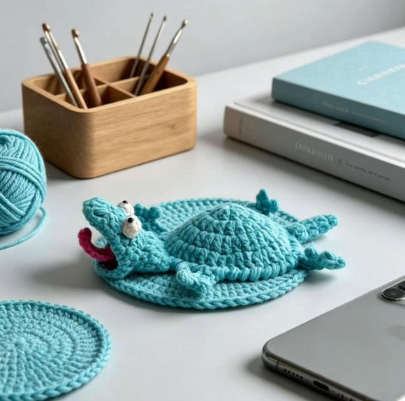 Funny Flip Gecko Coaster