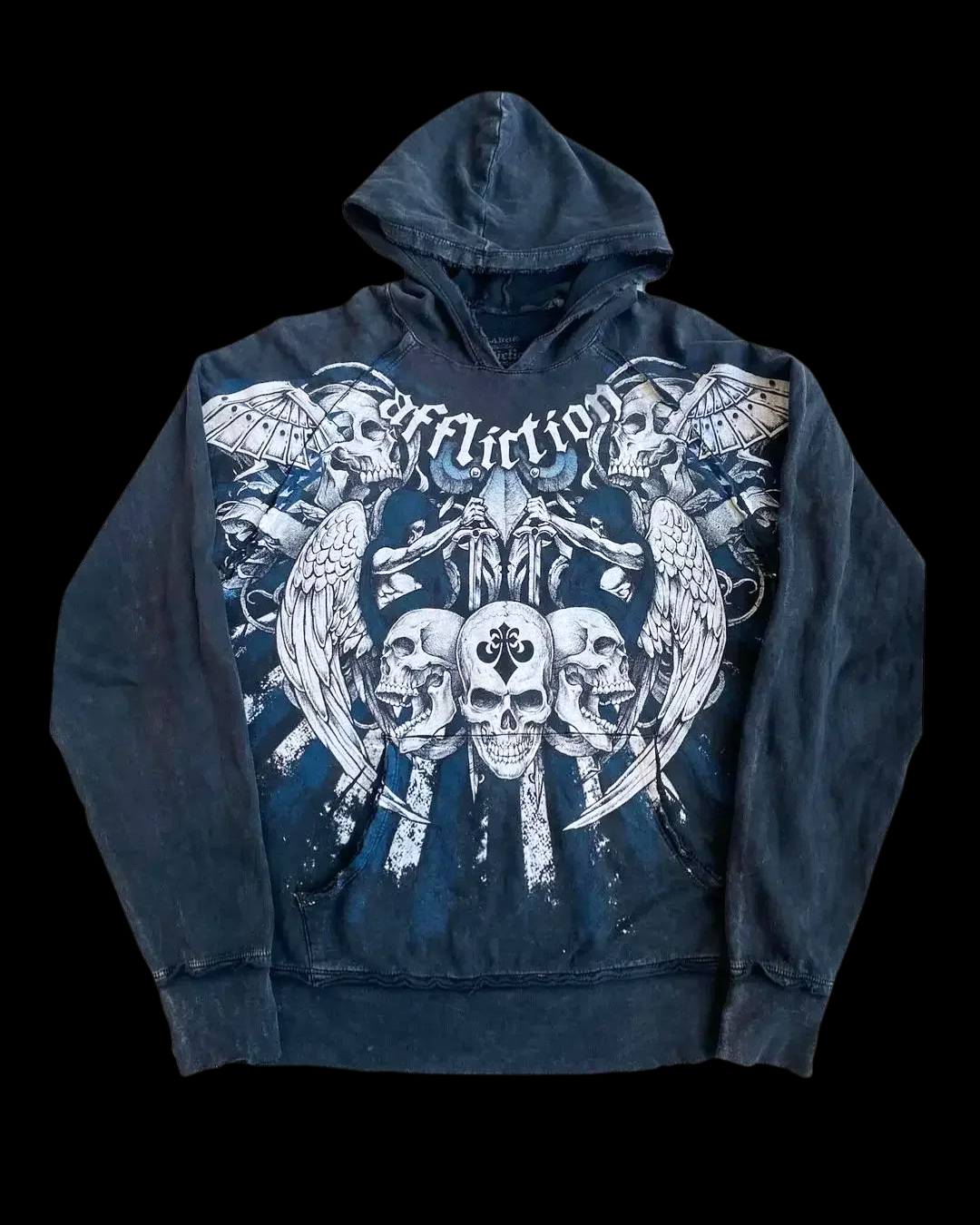 'TRIPLE SKULL' HOODIE