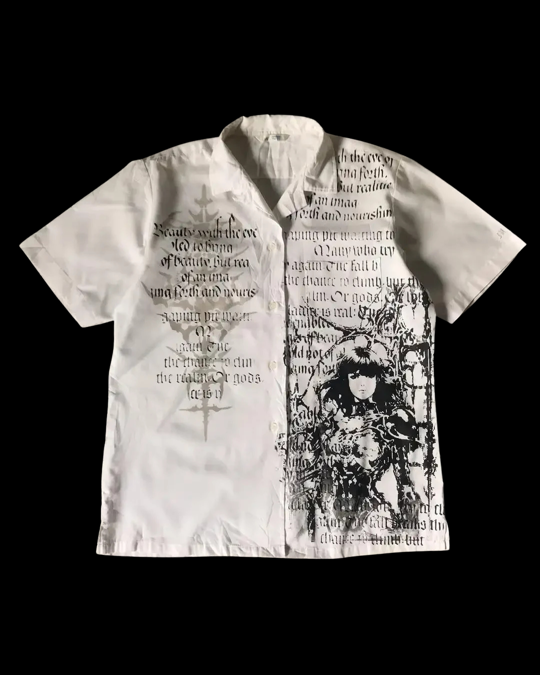 'EVE BEAUTY' BUTTON UP