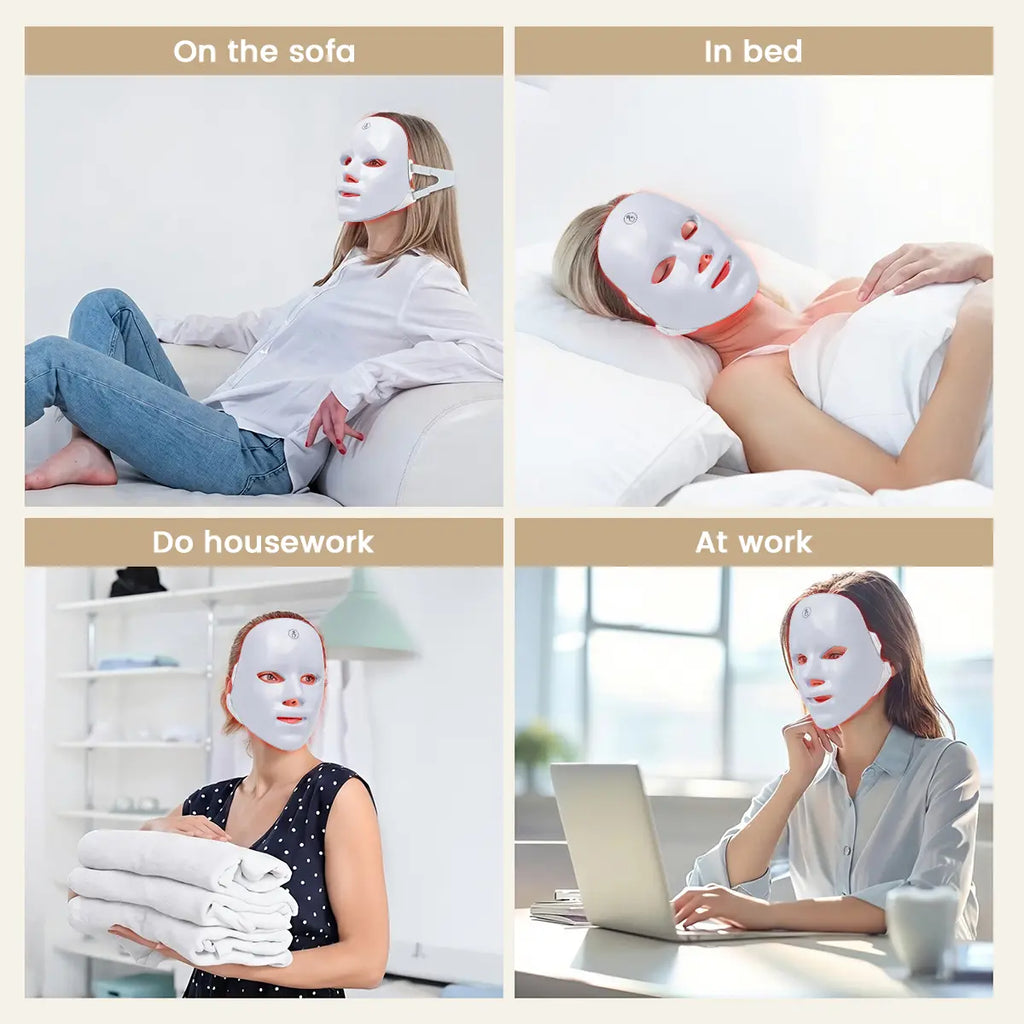 Red Light Therapy LED Face Mask for Skin Rejuvenation